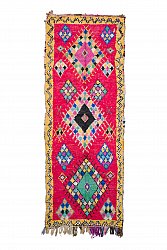 Marokkansk Boucherouite-teppe 335 x 125 cm