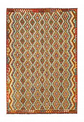 Kelim-teppe Afghansk 295 x 207 cm