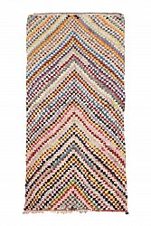 Marokkansk Boucherouite-teppe 300 x 145 cm