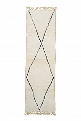 Kelim-teppe Marokkansk Beni Ourain 300 x 85 cm