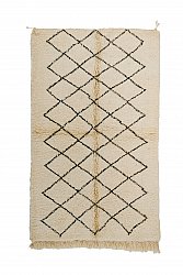 Kelim-teppe Marokkansk Beni Ourain 215 x 130 cm