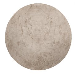 Runde tepper - Aranga Super Soft Fur (brun)