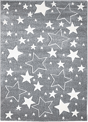 Barneteppe - Bueno Stars (grå)