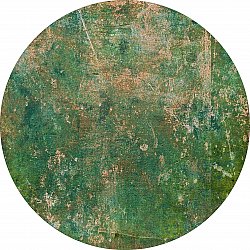 Rundt teppe - Povoa (grønn)