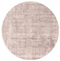 Rundt teppe - Jodhpur Special Luxury Edition Viskose (lysgrå/beige)