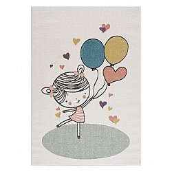 Barneteppe - Balloon Girl (multi)