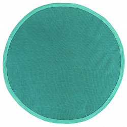 Runde tepper (sisal) - Agave (smaragdgrønn)