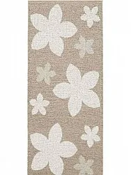 Plastmatter - Horredsmattan Flower (beige)