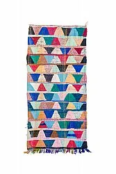 Marokkansk Boucherouite-teppe 140 x 290 cm