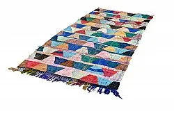 Marokkansk Boucherouite-teppe 140 x 290 cm