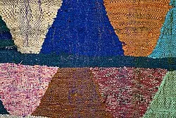 Marokkansk Boucherouite-teppe 140 x 290 cm