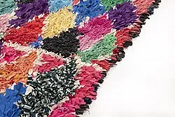 Marokkansk Boucherouite-teppe 250 x 140 cm