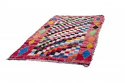 Marokkansk Boucherouite-teppe 240 x 140 cm