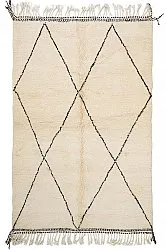 Kelim-teppe Marokkansk Beni Ourain 165 x 260 cm