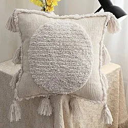 Putetrekk - Boho Tassels (offwhite)