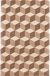 Ullteppe - Floriáda (beige/brun)