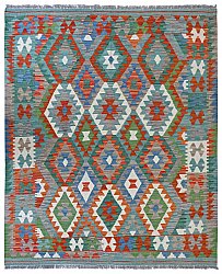 Kelim-teppe Afghansk 196 x 154 cm