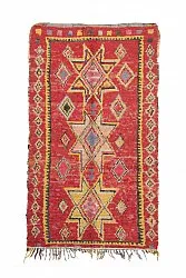 Marokkansk Boucherouite-teppe 250 x 145 cm