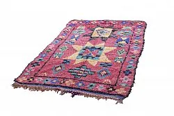 Marokkansk Boucherouite-teppe 225 x 135 cm