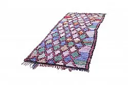 Marokkansk Boucherouite-teppe 245 x 100 cm