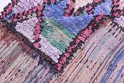 Marokkansk Boucherouite-teppe 245 x 100 cm