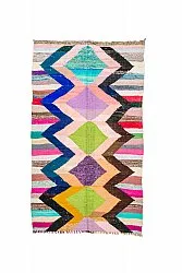 Marokkansk Boucherouite-teppe 155 x 260 cm