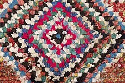 Marokkansk Boucherouite-teppe 205 x 100 cm