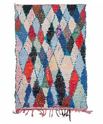 Marokkansk Boucherouite-teppe 200 x 130 cm