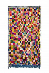 Marokkansk Boucherouite-teppe 275 x 145 cm