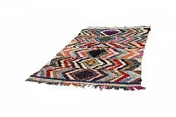 Marokkansk Boucherouite-teppe 235 x 145 cm