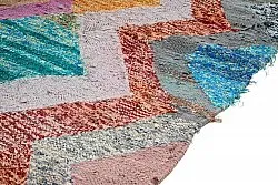 Marokkansk Boucherouite-teppe 135 x 260 cm