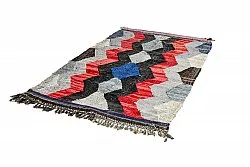 Marokkansk Boucherouite-teppe 135 x 225 cm