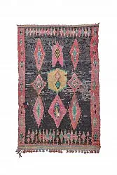 Marokkansk Boucherouite-teppe 240 x 155 cm