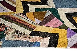 Marokkansk Boucherouite-teppe 135 x 260 cm