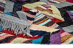 Marokkansk Boucherouite-teppe 140 x 290 cm