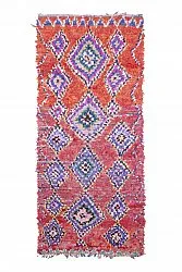 Marokkansk Boucherouite-teppe 315 x 135 cm