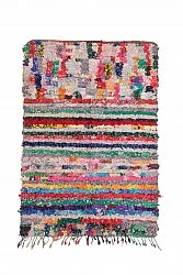 Marokkansk Boucherouite-teppe 210 x 145 cm