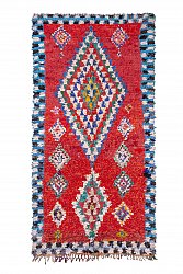 Marokkansk Boucherouite-teppe 295 x 150 cm