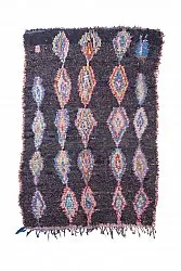 Marokkansk Boucherouite-teppe 260 x 145 cm