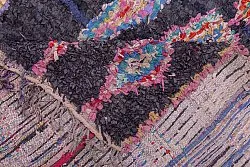 Marokkansk Boucherouite-teppe 260 x 145 cm