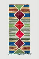 Marokkansk Boucherouite-teppe 120 x 280 cm
