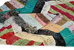 Marokkansk Boucherouite-teppe 140 x 265 cm