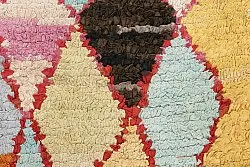 Marokkansk Boucherouite-teppe 200 x 120 cm