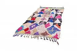 Marokkansk Boucherouite-teppe 245 x 135 cm