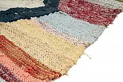 Marokkansk Boucherouite-teppe 135 x 215 cm