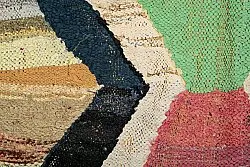 Marokkansk Boucherouite-teppe 135 x 215 cm