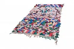 Marokkansk Boucherouite-teppe 220 x 140 cm