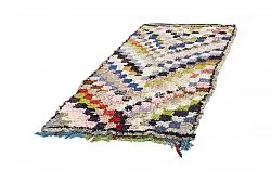 Marokkansk Boucherouite-teppe 210 x 115 cm