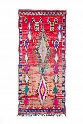 Marokkansk Boucherouite-teppe 330 x 150 cm