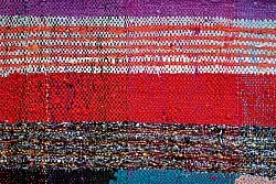 Marokkansk Boucherouite-teppe 135 x 270 cm